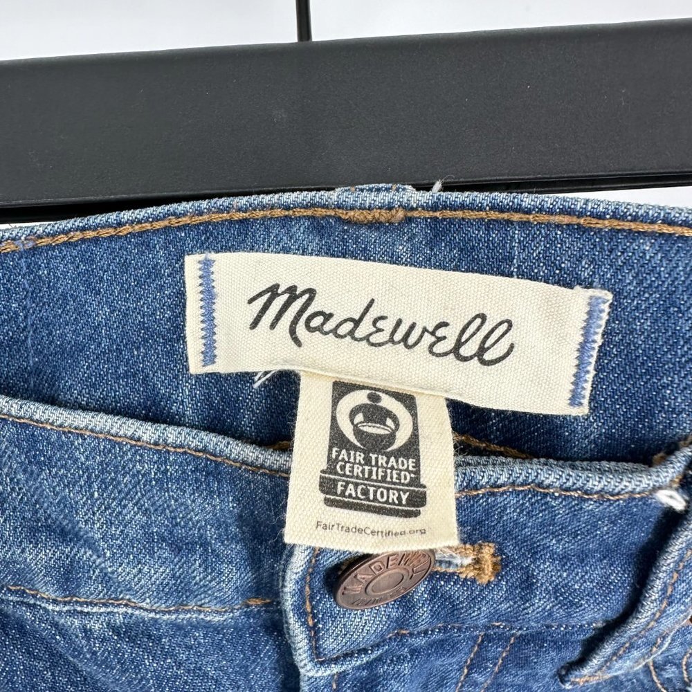 Madewell The Perfect Vintage Full Length Straight Jean‎ in Sanderson Wash 25 - Picture 8 of 12
